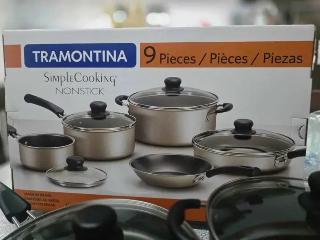 Juego ollas Tramontina 9pcz