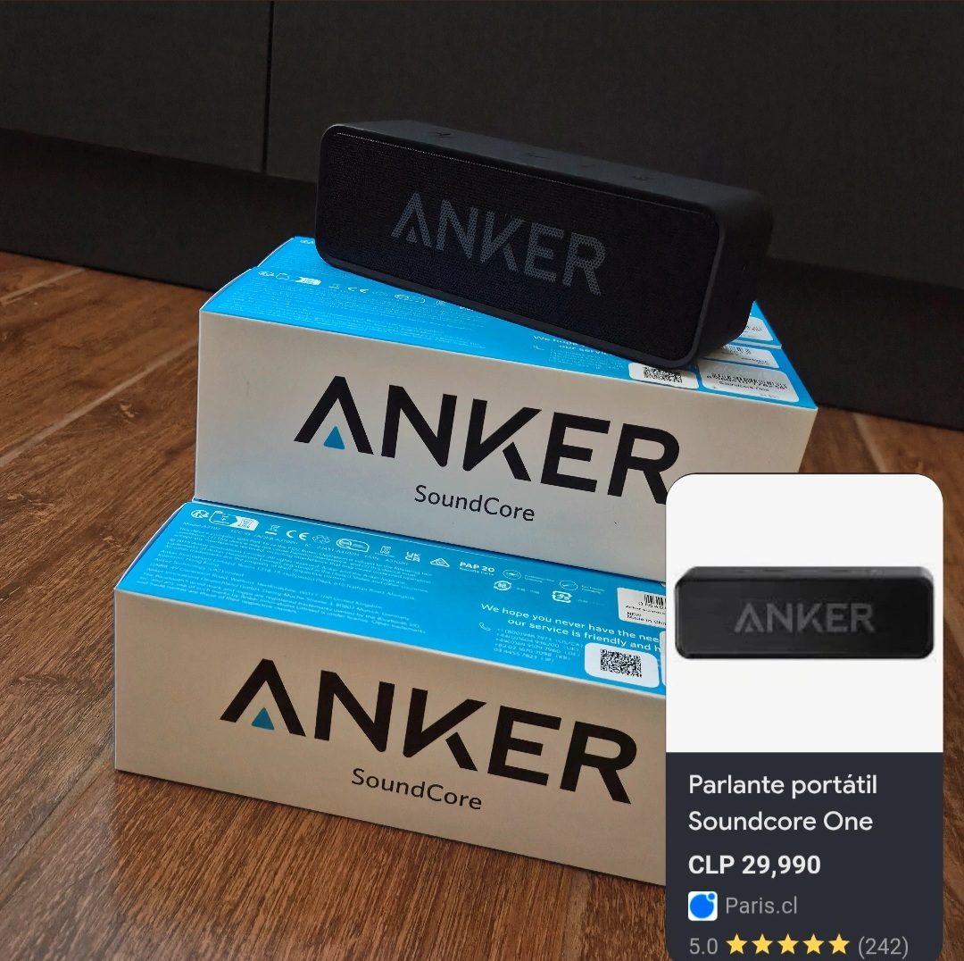 ​🔊 Parlante Bluetooth Anker (Original) – ¡Sonido Potente y Portátil!