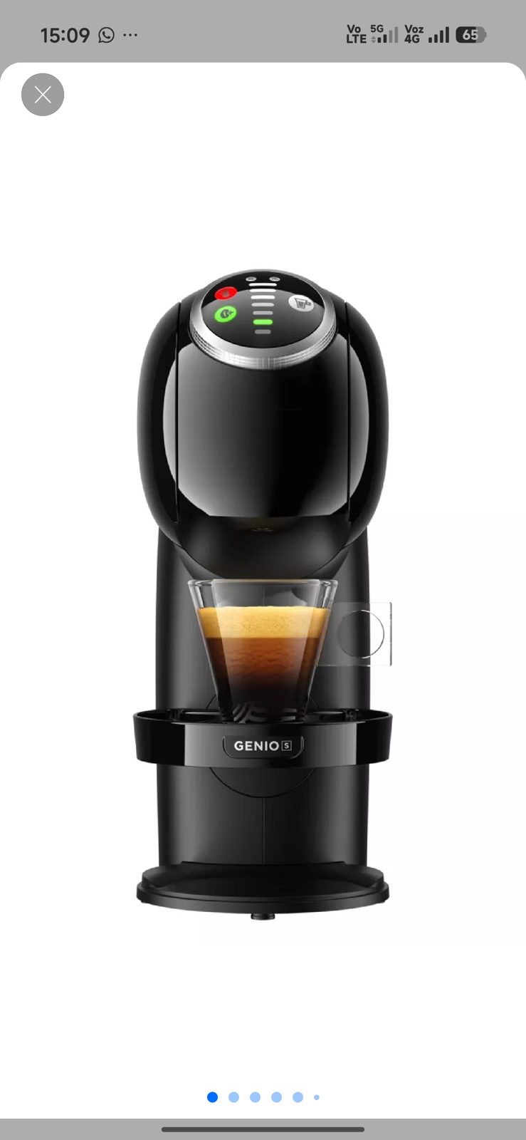 Cafetera Dolce gusto genio s plus