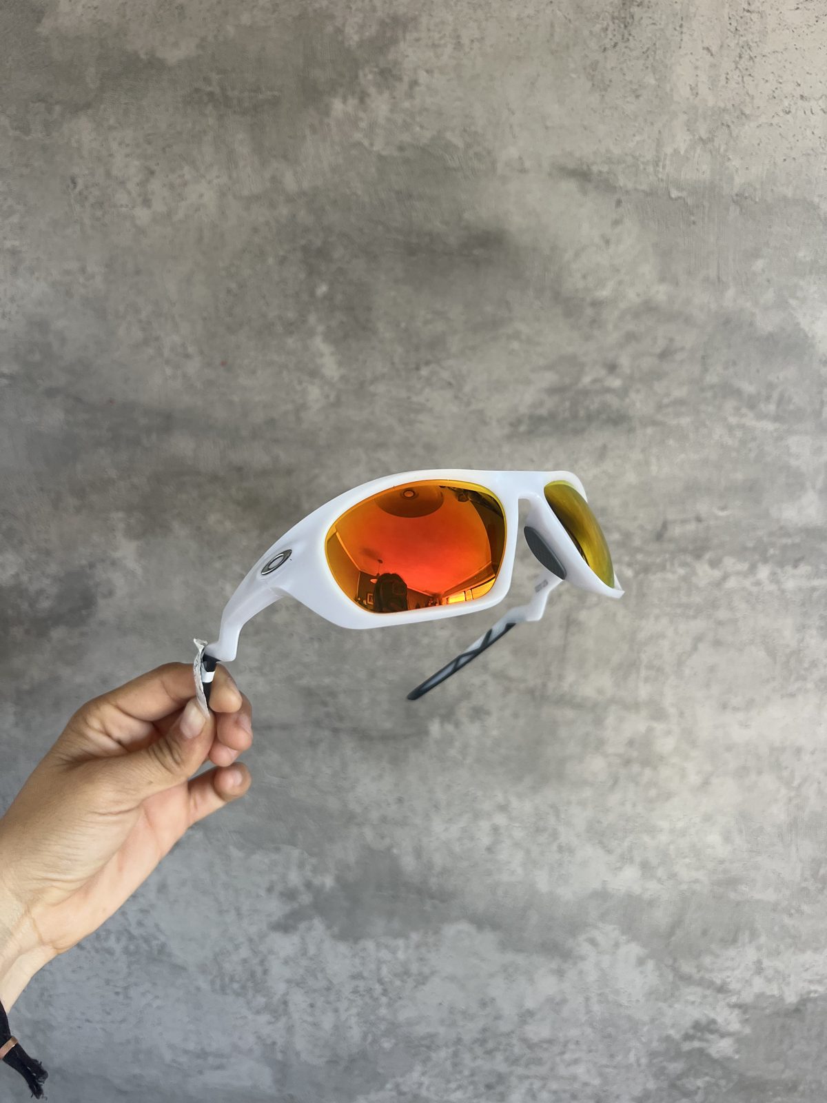 Oakley O9431 - Blanco/Naranja Espejado