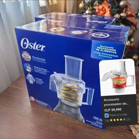 Accesorio Procesador de Alimentos Oster - ¡Nuevo y Sellado!
