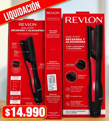 (LIQUIDACIÓN) Alisador Secador Revlon One-Step